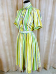1950's Striped Shirt Dress