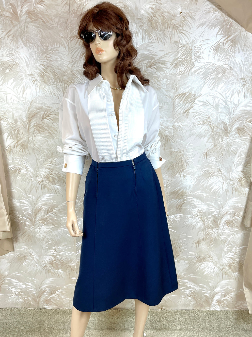 Midi Skirt Sport Skirt 80s 80s Skirt Plus Size Pleated Skirt