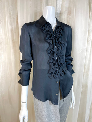 1990's Ralph Lauren Tuxedo Blouse