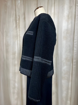 1990's Issey Miyake Grooved Crop Jacket
