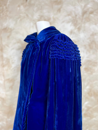1930's Rings of Saturn Velvet Opera Coat