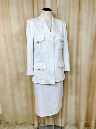 1980's Military Style Chanel Suit