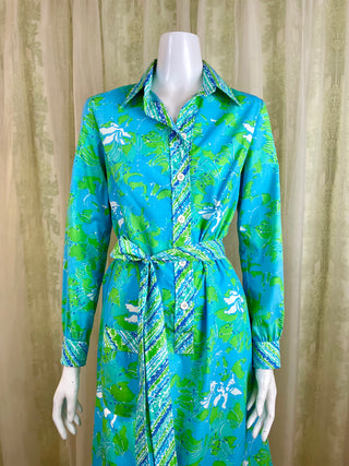 1960's Lilly Pulitzer Monet Shift Dress with Tie
