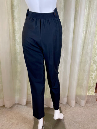 1980's Jeanne Marc Quilted Waist Pants