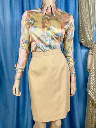 1980's Metallic Escada Suit