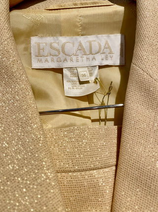 1980's Metallic Escada Suit