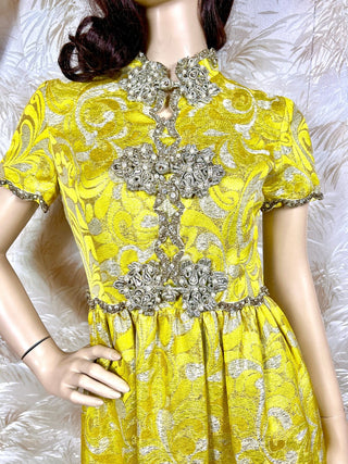 1960's Oscar de la Renta Ornate Gown