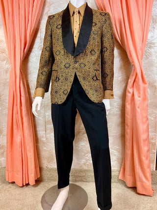 1960's Brocade Smoking Jacket
