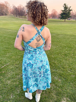 1970's Lilly Pulitzer Moth Wrap Dress