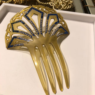 Deco Celluloid Mantilla Comb