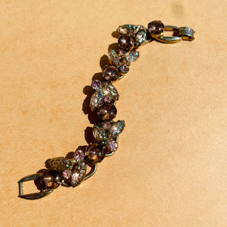 Pink Julian Cabochon + Carved Gem Bracelet