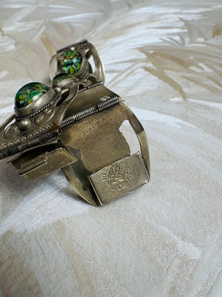 Mexican Sterling Foil Opal Bracelet