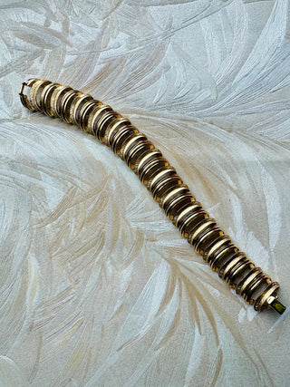 Matte Gold Trifari Bracelet