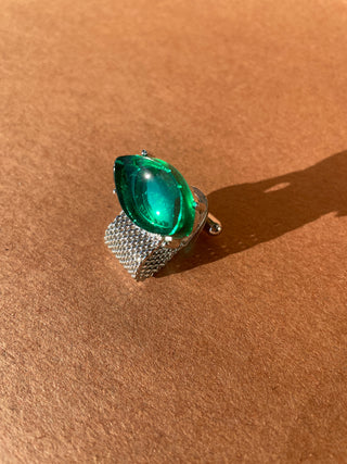 Emerald Over the Cufflinks