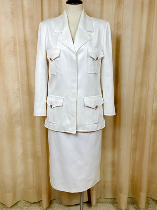 1980's Military Style Chanel Suit