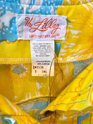 1960's Lilly Pulitzer Big Poppies Shift Dress