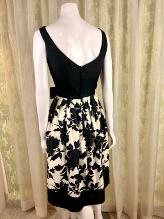 1950's Floral Cocktail Dress