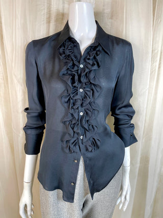 1990's Ralph Lauren Tuxedo Blouse