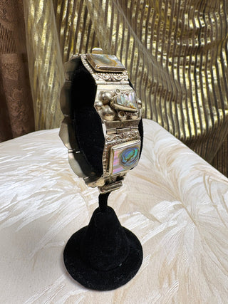 Mexican Sterling Abalone Bracelet