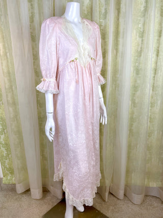 1980's Christian Dior Marie Antionette Dressing Gown