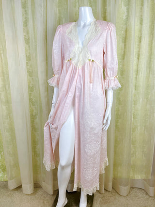 1980's Christian Dior Marie Antionette Dressing Gown