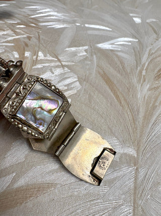 Mexican Sterling Abalone Bracelet