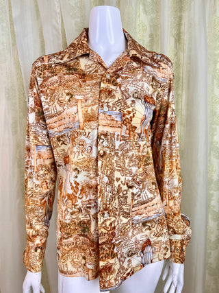 1970's Ye Olde Mapp Disco Shirt