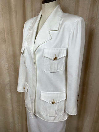 1980's Military Style Chanel Suit