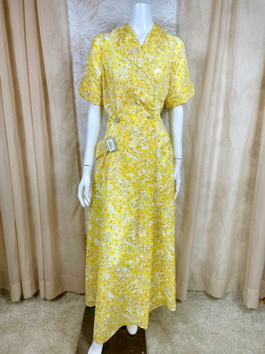 1940's Fancy Breakfast Robe – The Golden Pearl Vintage