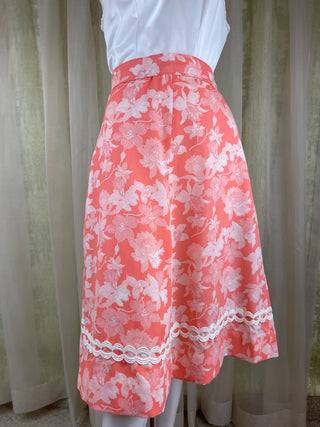 1980's Lilly Pulitzer Iris A-Line Skirt