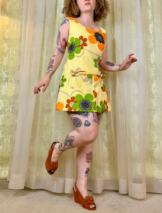1960's Resort Queen Playsuit with Matching Shorts