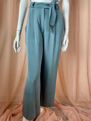 1990's Tie Waist Wide Leg Pants