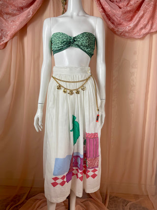 1980's St. Tropez Skirt