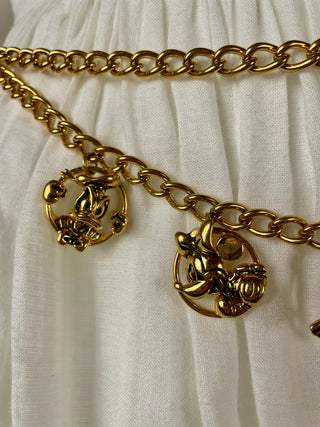 Gold Mick & Co. by Napier Charm Chain Belt