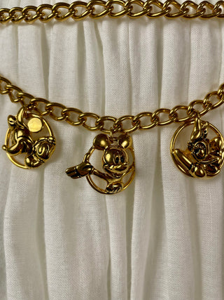 Gold Mick & Co. by Napier Charm Chain Belt