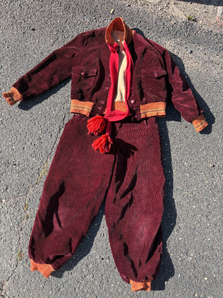 1930's Corduroy Insulated Ski Suit