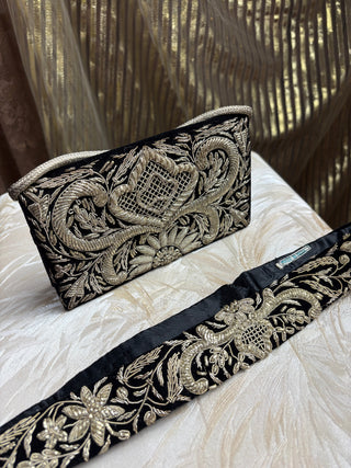 1930's Metal Embroidered Bag & Belt