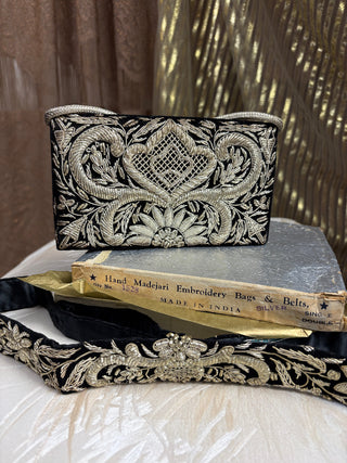 1930's Metal Embroidered Bag & Belt