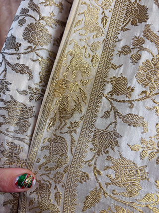 1954 Gold Thread Brocade Don Loper Swing Coat