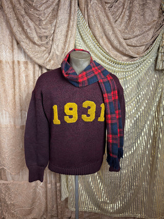 1931 U of M Collegiate Sweater