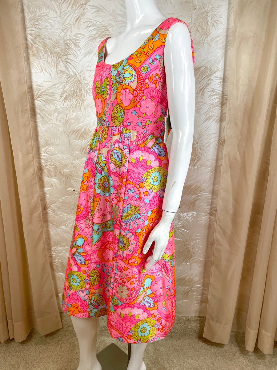 1960's Kiki Hart Floral Dress
