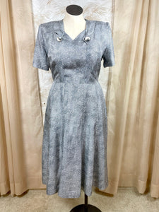 1950's Pebble Print Dress
