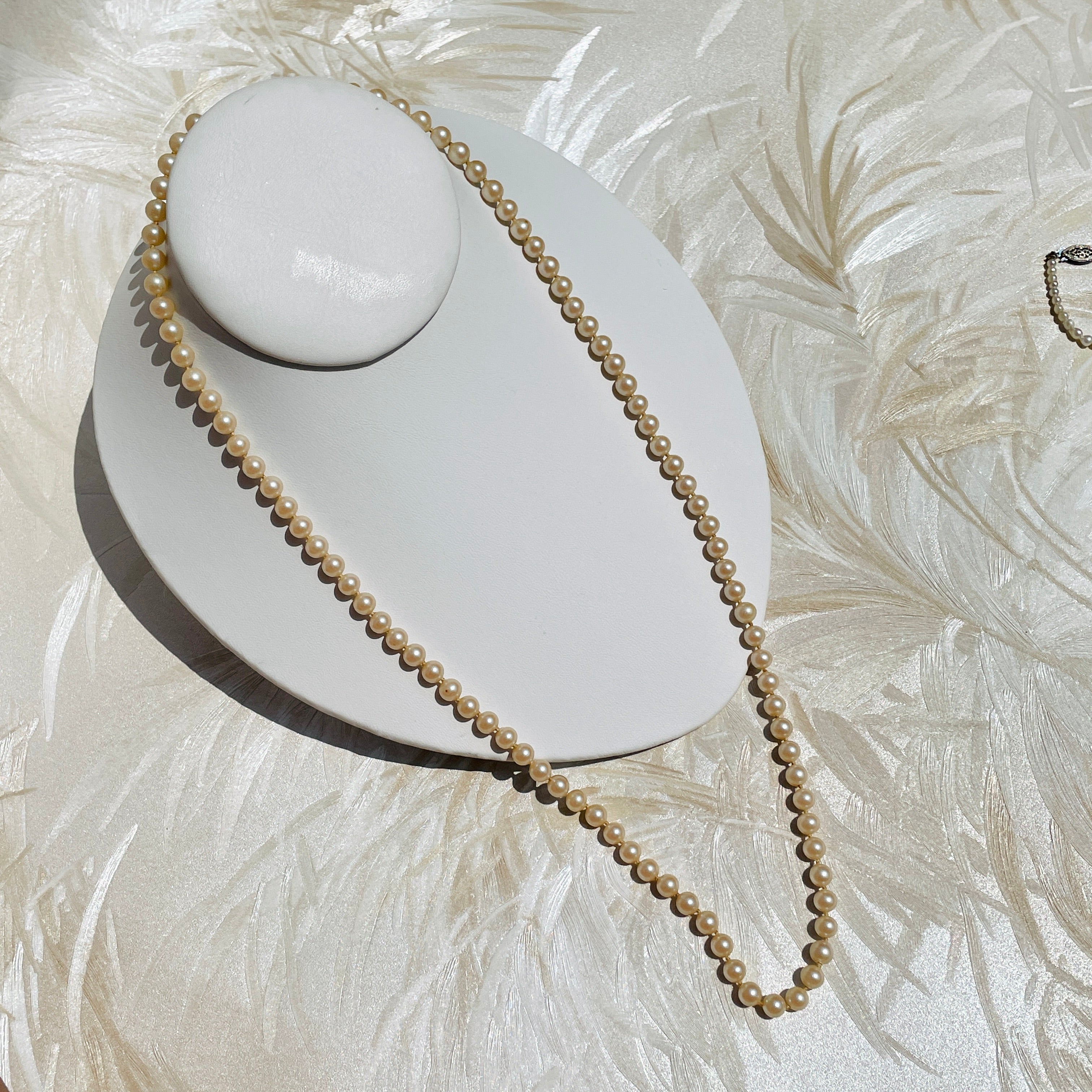 Floating Pearl Necklace – Linneys Jewellery
