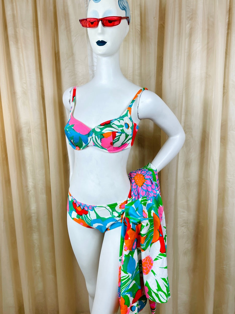 1960's 3-Piece Beachcomber Bikini Set