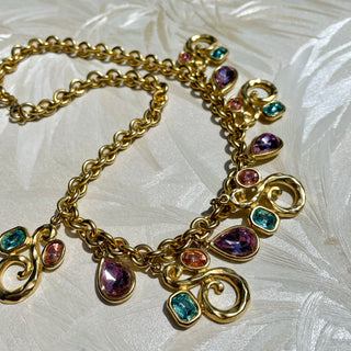 Gold Gem Atlantis Necklace