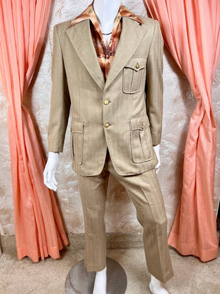 1970's Traveling Professor Suit