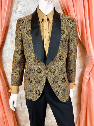 1960's Brocade Smoking Jacket