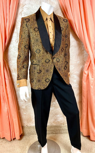 1960's Brocade Smoking Jacket