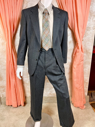 1980's Pinstripe Bill Blass Suit