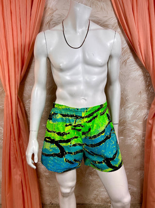 1980's Bright Swim Trunks